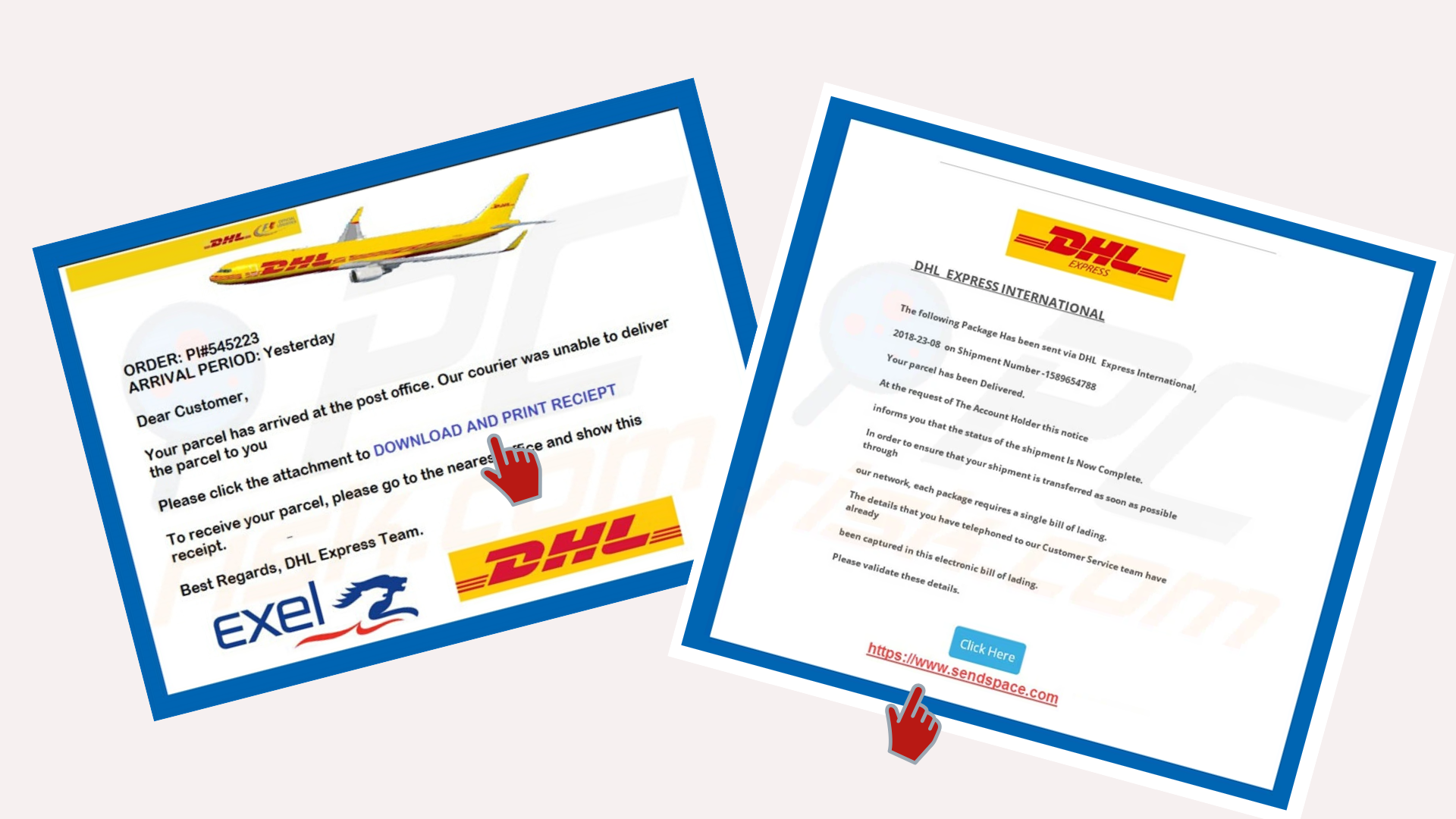 Atenție la „DHL Email Virus”!