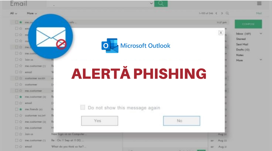 O nouă campanie de phishing prin e-mail vizează Microsoft Outlook