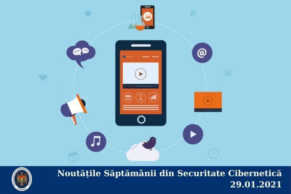 Noutățile Săptămânii din Securitate Cibernetică 29.01.2021