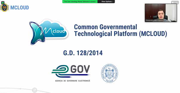 Webinar informativ cu privire la infrastructura e-guvernării