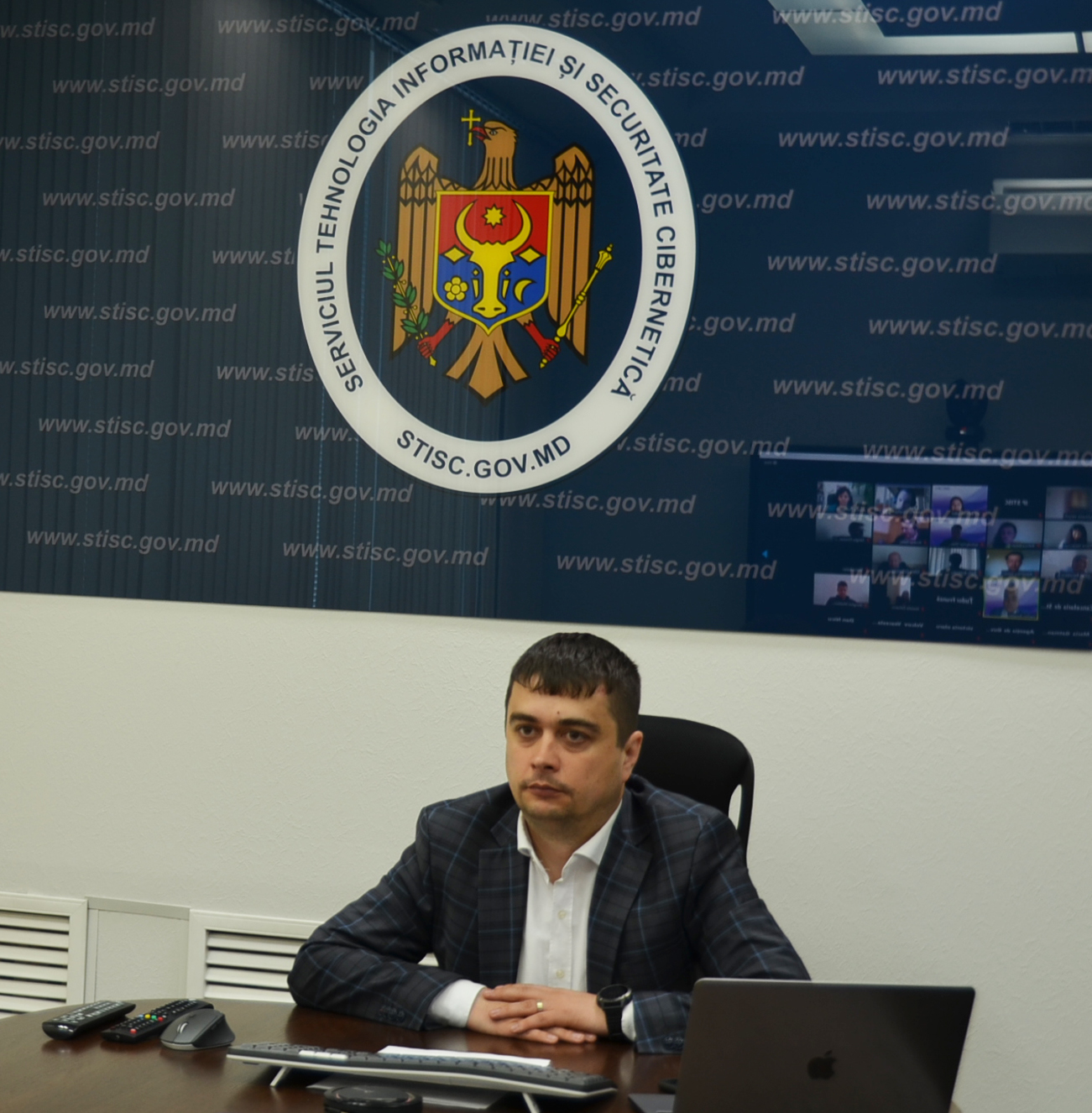 Șeful Direcției telecomunicații și suport clienți în cadrul STISC, Eugeniu Croitorov