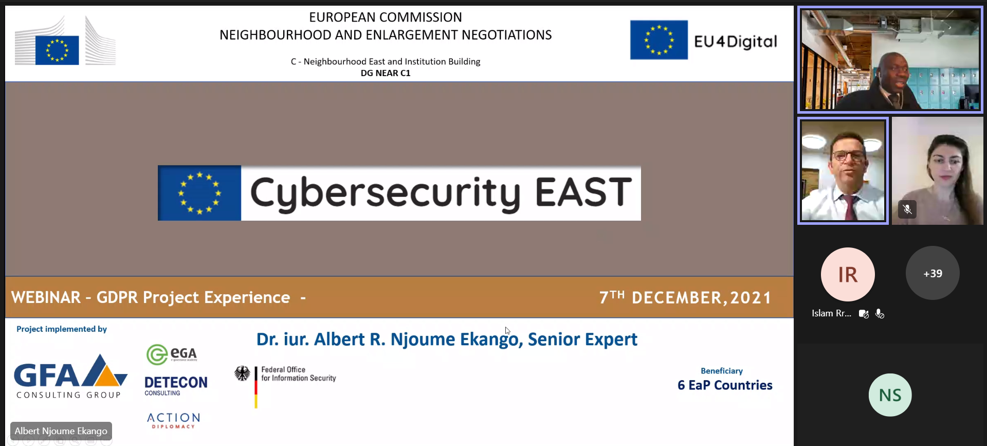 Workshop privind protecția datelor cu caracter personal.