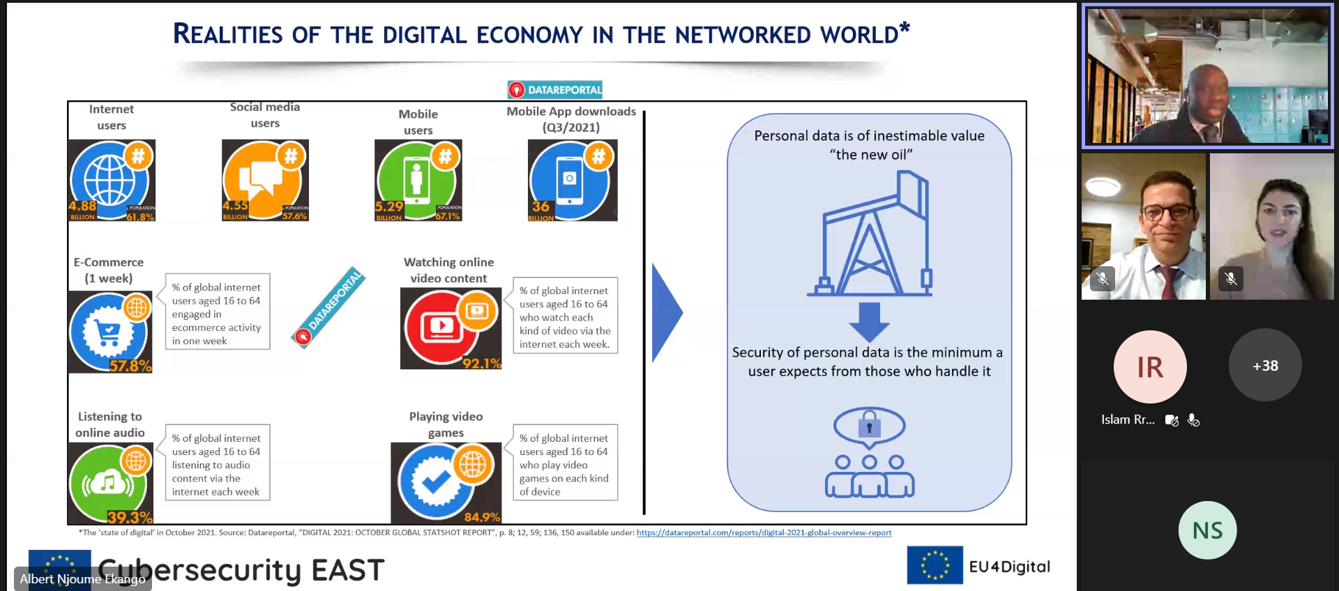 Workshop privind protecția datelor cu caracter personal.