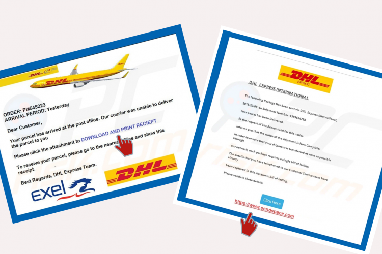 Atenție la „DHL Email Virus”!