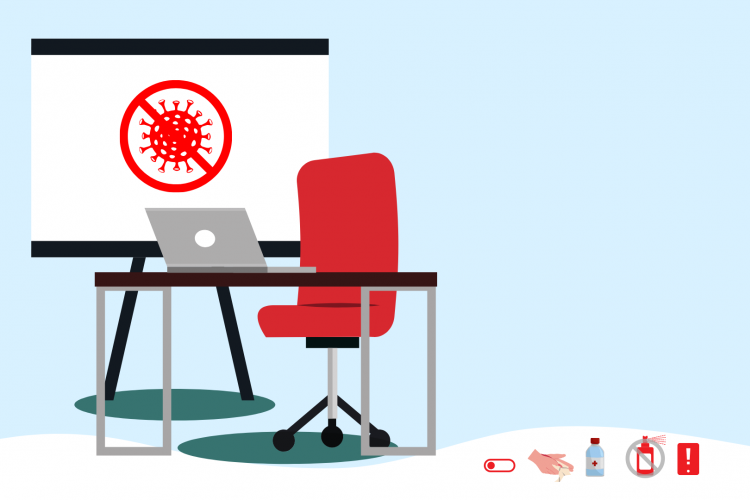 Reguli de igienizare a echipamentelor IT&C la locul de muncă!