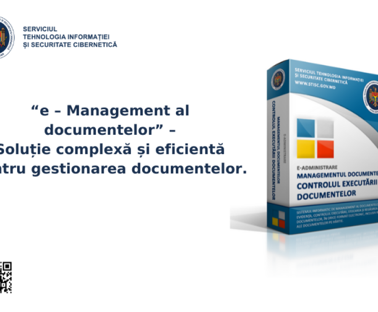 Manual de utilizare a Sistemului “e – Management al documentelor” 