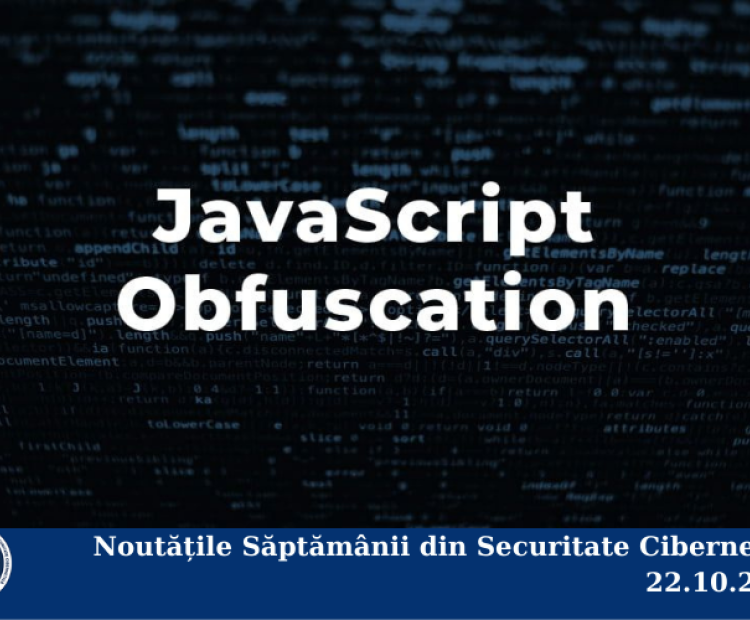 Noutățile săptămânii din Securitate Cibernetică 22.10.2021
