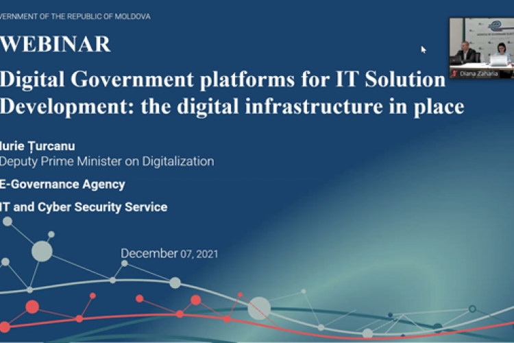 Webinar informativ cu privire la infrastructura e-guvernării