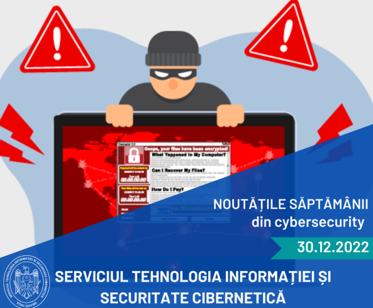 Noutățile săptămânii din cybersecurity