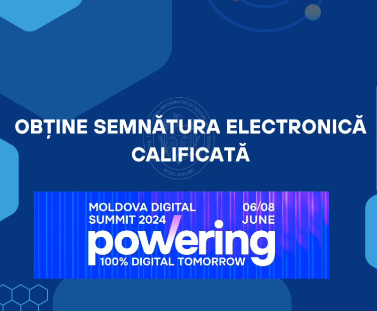 Obține semnătura electronică calificată la Moldova Digital Summit 2024