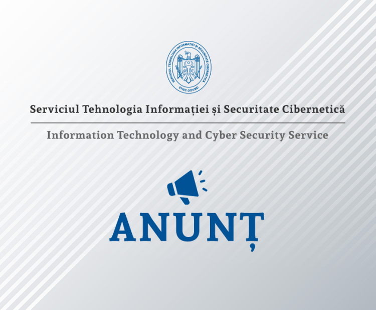 În atenția utilizatorilor serviciilor electronice guvernamentale (M-Servicii)!